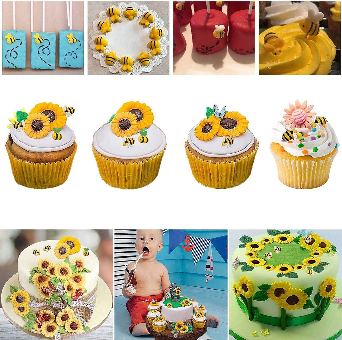 Flower and Fruit Silicone Mold Set, 3-Piece
