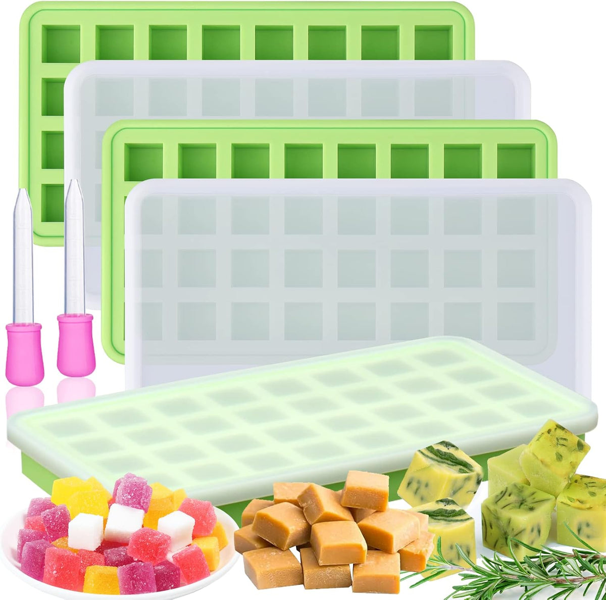 Covered Ice Cube Tray
