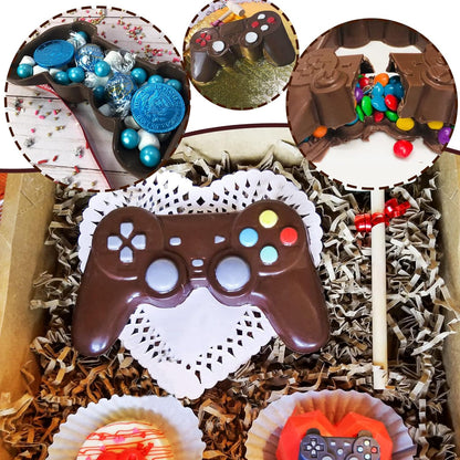 Game Controller Silicone Chocolate Mold with Wooden Mallet